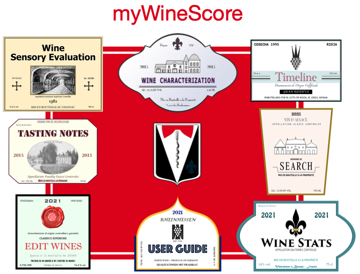 Wine sensory evaluation software; to assist expanding your knowledge in sensory wine tasting.